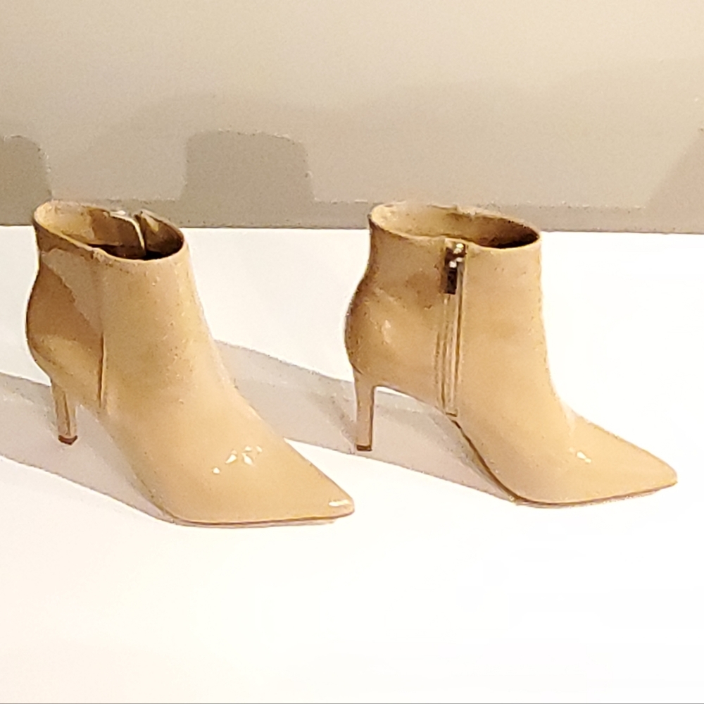 Forever 21 Nude Ankle Booties Size 7-Worn Once for Photo Shoot